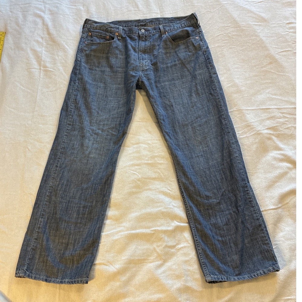 Levis 569 Loose Straight Leg Jeans Mens 38x32* Medium Blue Wash Baggy Skatercore